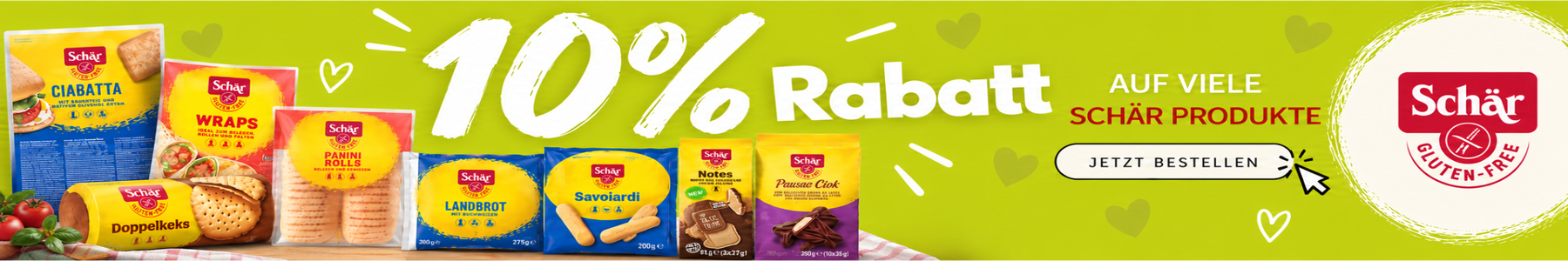 Schär -10% Aktion Banner